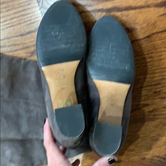 Woman heeled boots size 39 gray Via Roma like new - Picture 2 of 8